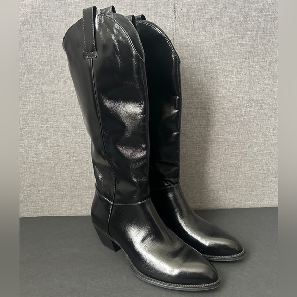 Jeffrey Campbell Blade 2 Western Boot in Black - Picture 2 of 11